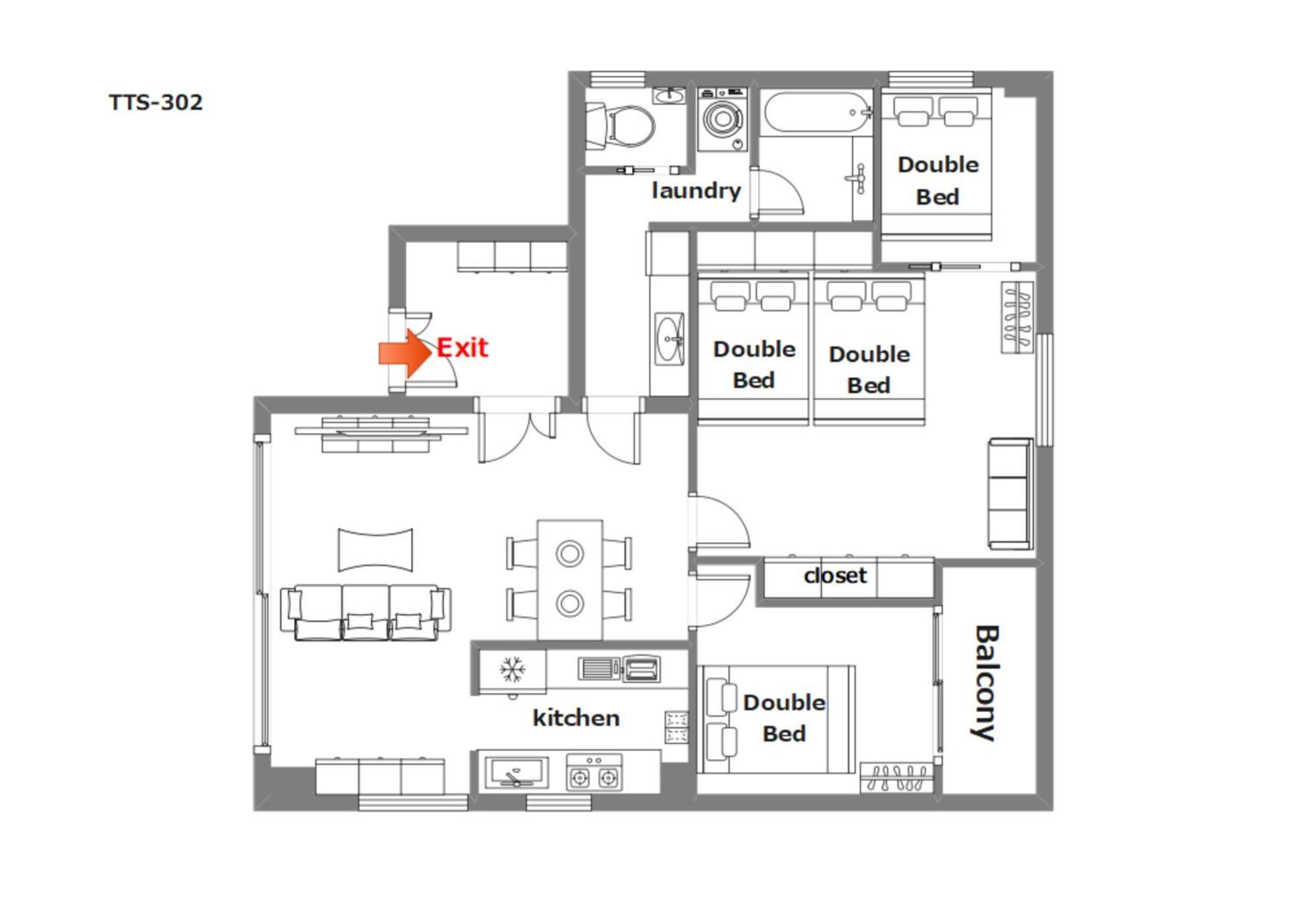 Apartamento 豊月荘 Toyotsuki Osaka Exterior foto