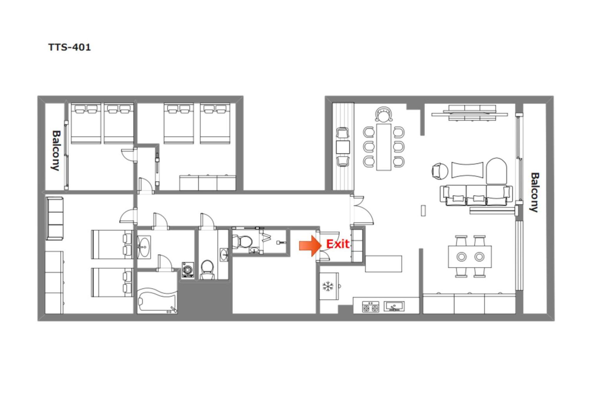 Apartamento 豊月荘 Toyotsuki Osaka Habitación foto